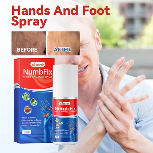 2024 NewXimonth™ NumbFix Hand & Foot Pain Relief Spray🔥（Relieve Sore Fingers & Revitalize Tendons）