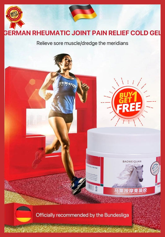 💥2024 Hot Sale German Rheumatic Joint Pain Relief Cold Gel - Relaxes Muscles/Drags Meridians【🔥Buy 1 Get 1 Free🔥】