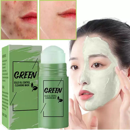 💥Big Discount Today - The Most Popular Green Tea Cleansing Solid Face Mask