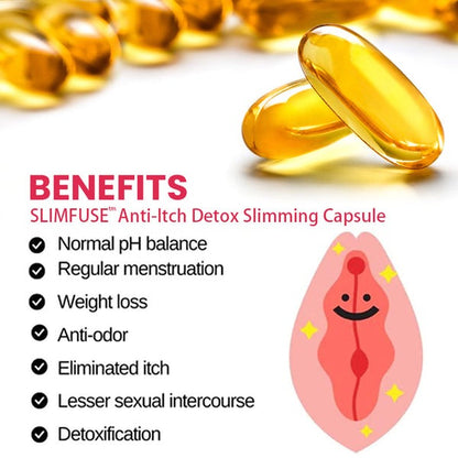 💥2024 New SLIMFUSE™ Anti-Itch Detox Capsule For Weight Loss [Cost-effective &  🔥BUY 1 GET 1 FREE🔥]