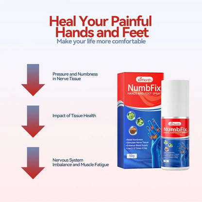 2024 NewXimonth™ NumbFix Hand & Foot Pain Relief Spray🔥（Relieve Sore Fingers & Revitalize Tendons）