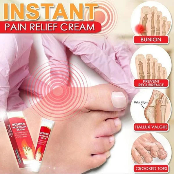 💥2024 Hot Sale Bunion Pain Relief Cream [Buy 1 Get 1 Free Today]