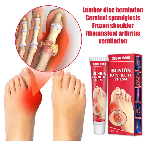 💥2024 Hot Sale Bunion Pain Relief Cream [Buy 1 Get 1 Free Today]